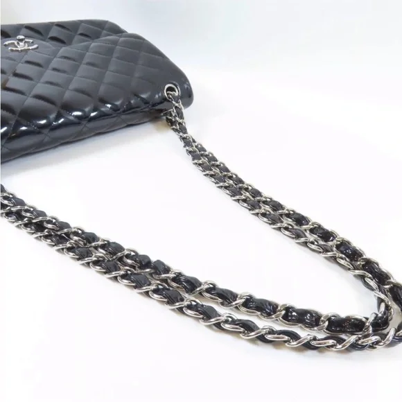 💎 JUMBO 💎 CHANEL DOUBLE FLAP QUILTED LUXURIOUS BAG - Picture 8 of 15